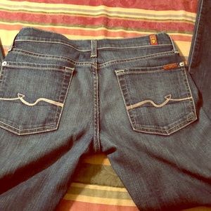 7FAM boot cut jeans 27x34”